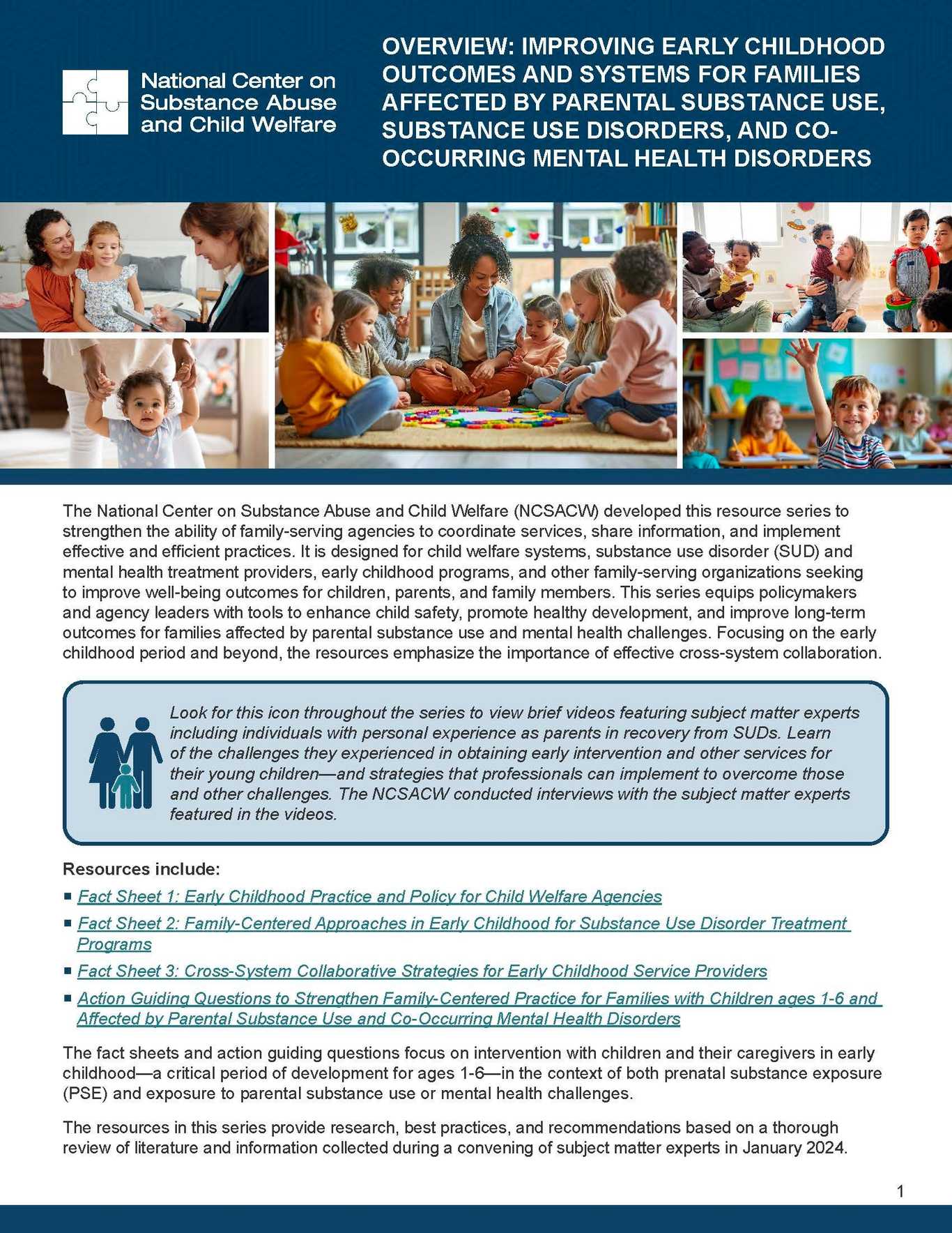 Overview: Improving Early Childhood Outcomes and Systems for Families ...
